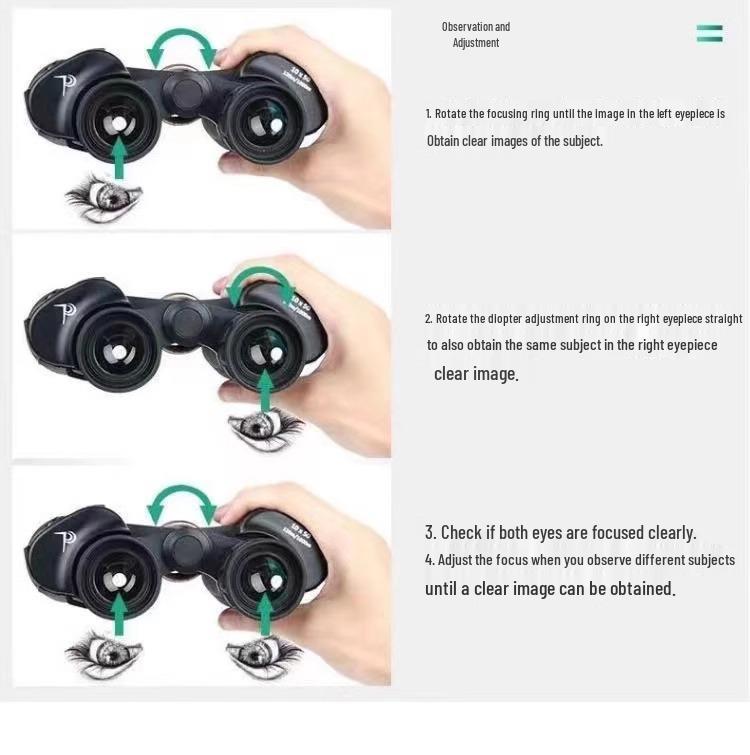 Hochleistungs-HD-Nachtsichtfernglas für Mond, Konzerte, Outdoor-Mobilfotografie & Bienenjagd