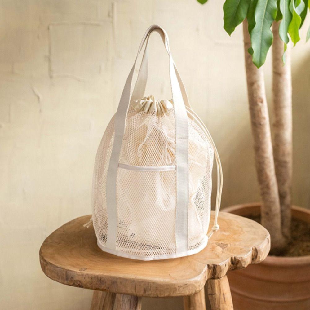 Bundle Pocket Clothes Storage Bag Handbag Hanging Shower Organizer Mesh Toiletry Bag  Organizer