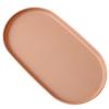 Plastic Oval Serving Tray Kitchen Fruit Dessert Tray Multifunction Food Plate Organizer Desktop Cosmetic Jewelry Tray