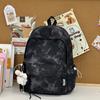 Schoolbag high value gradual change blue large capacity backpack high value student schoolbag junior high school girls high school travel backpack