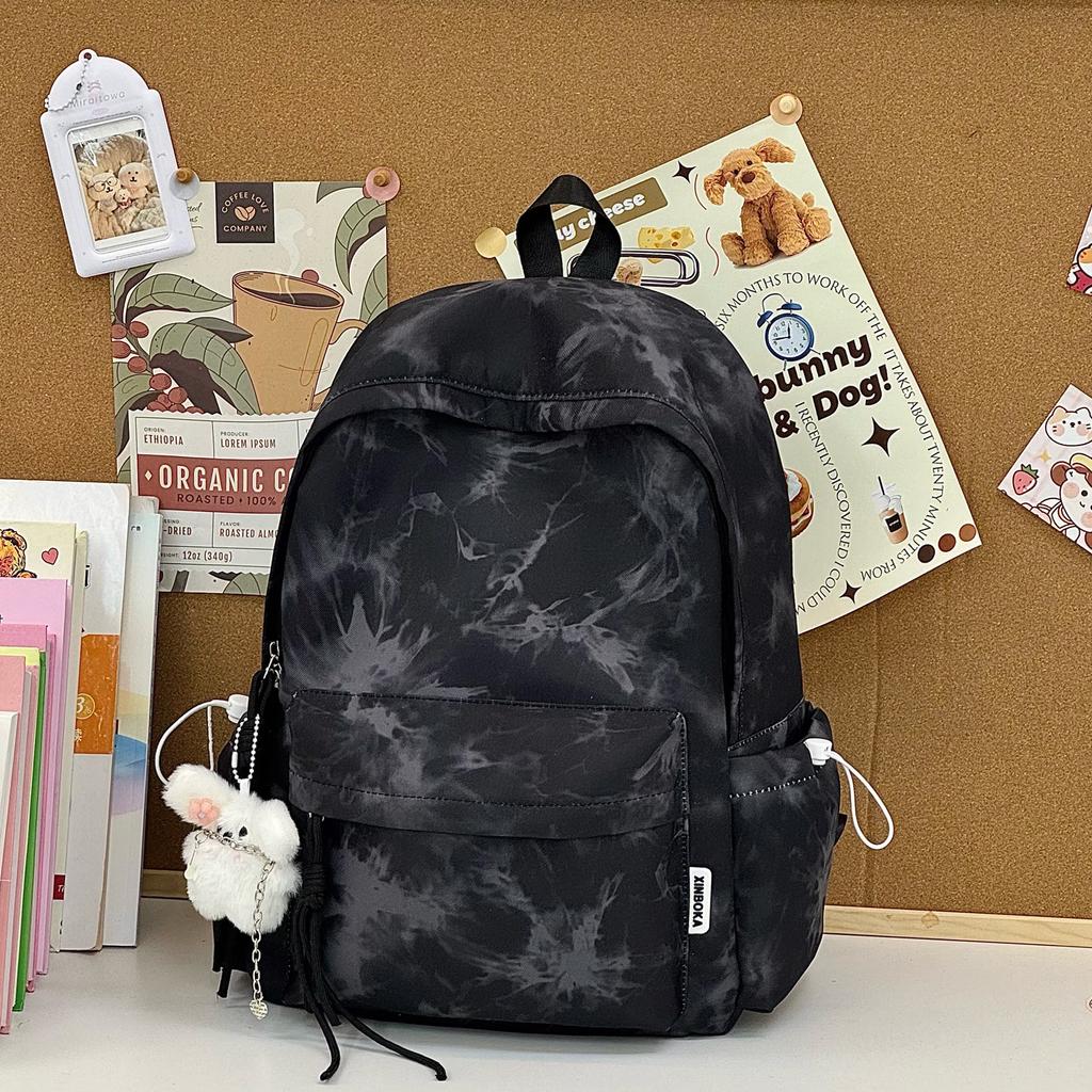 Schoolbag high value gradual change blue large capacity backpack high value student schoolbag junior high school girls high school travel backpack