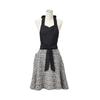 Francfranc Tweed Full Apron, Black