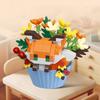 Creative Animal Building Blocks Cute Dessert Animal Cake Potted Kids Puzzle Assembly Small Toys Christmas Festival Gift Decorati