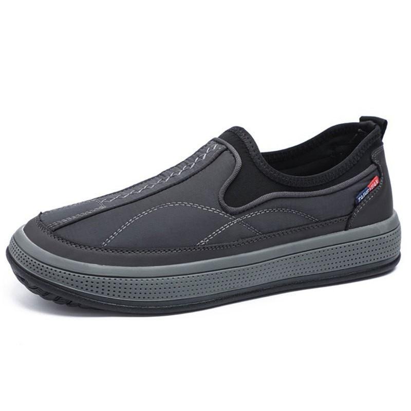 Men's Slip-On Casual Shoes, New Trendy Platform Sneakers, Soft Sole Comfortable Loafers, Fashion Flat Walking Shoes for Men
