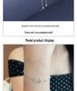 Korean Style S925 Sterling Silver Starry Sky Bracelet - Elegant, Simple, Stackable High-End Design for Women.