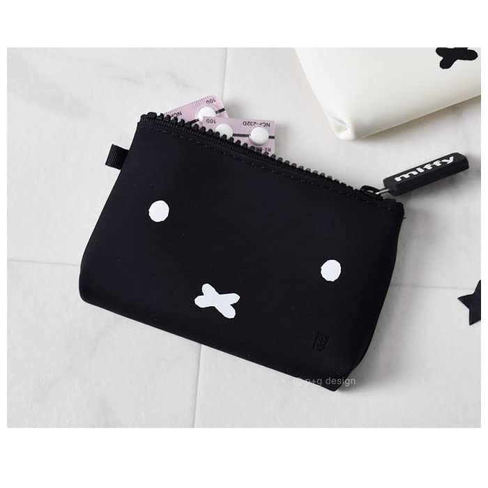 design Miffy x x x x White P+g NUU-small (White) W14.0 H9.5 D2.0cm (5.9" 3.7" 0.8") Face (PG-29701)