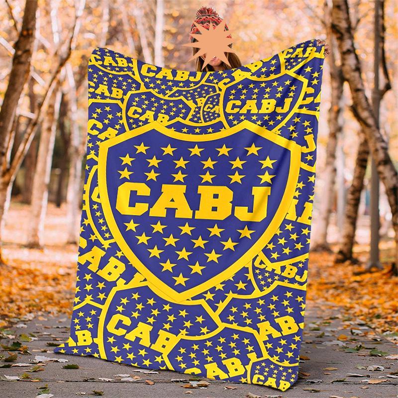 Cabj Flannel Blanket Soft Warm All-Season Throw, Design for Camping, Car Travel, Hiking Sofa, Bed, Office Perfect Gift for Parties