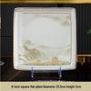 Jingdezhen kostní porcelánový jídelní talíř