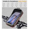 Universal Waterproof Motorcycle Bicycle Mobile Phone Holder for 4.7-7.0 inches Devices Quick Lock Bike Scooter Handlebar Stand