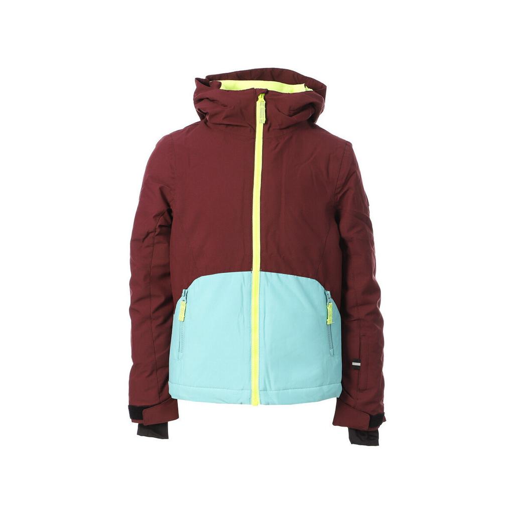O'neill Arsenite Jacket Snow Wear Girls Windsor Wine Color Block [3500014-43019] size 164