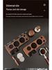 Beechwood Coffee Tamper Base & Dosing Cup Holder