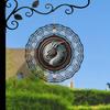 Ice Dragon Wind Spinner 3D Metal Art Decor with 360 Rotating Hook for Outdoor Indoor Garden Patio Yard Housewarming Gift Weather Resistant