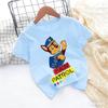 Kids Paw Patrol Cartoon Graphic Baby T Shirt Cotton Casual Short Sleeve Tee Boys and Girls 2026 Summer Toddler Clothing Tops