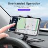 Multi Angle Car Phone Mount Adjustable Clip On Dashboard Bracket Holder for GPS and Navigation