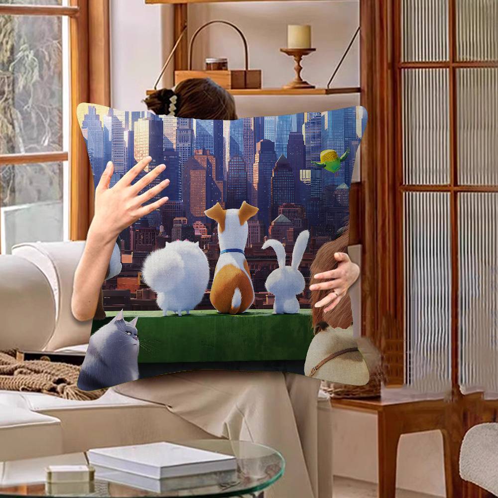 THE S-SECRET L-LIFE OF PETS Pillowcases Home Bedding Decorative Pillow Cover Wedding Super Soft Pillow Case