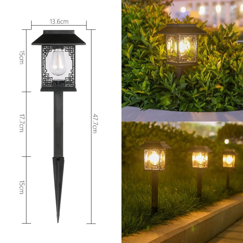 LED Solar Lamp Garden Waterproof Solar Outdoor Powered Lamp Balcony Courtyard Landscape Path Lawn Decorative Sunlight Light