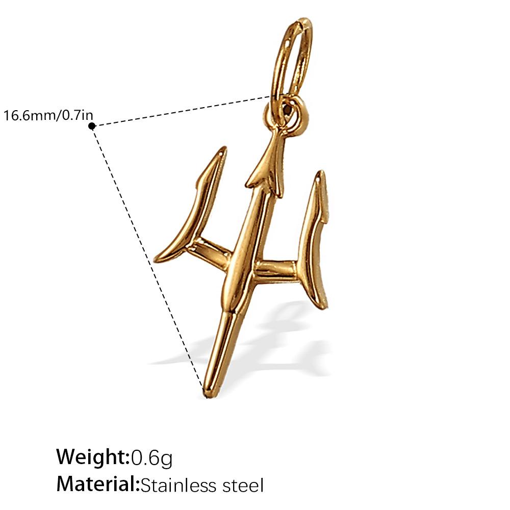 Exquisite And Compact Diy Key Pendant Stainless Steel Gold-Plated Cute And Diverse Styling Accessories