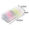 50pc Soft Bait Set Wear-resistant Artificial Reflective Sequins Fishing Lure For Carp Bass Perch