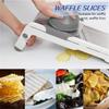 LMETJMA 18 in 1 Adjustable Mandoline Vegetable Slicer Stainless Steel Vegetable Slicer Julienne Slicer for Potato Onion JT214