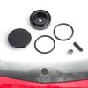 1Set Durable Black Rear Wiper Delete Kit Silver Aluminum Hole Plug Cap Universal Blue Car Accessories