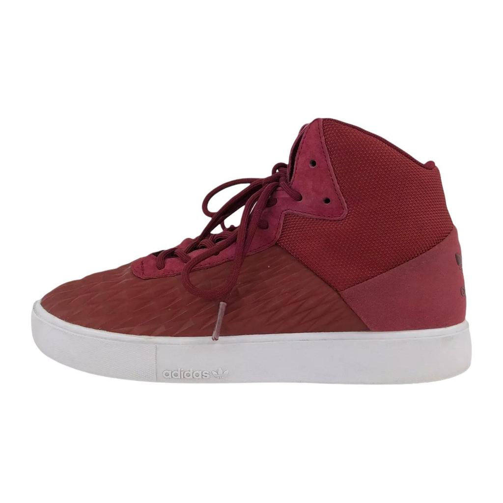 Adidas Originals Splendid Mid Shock Absorbing Durable Mid-Top Basketball Shoes Kids Basketball Shoes Red BB8846