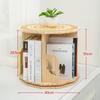 360° Rotating Children's Bookshelf: Floor-Standing, Desktop Pine Wood Storage Rack
