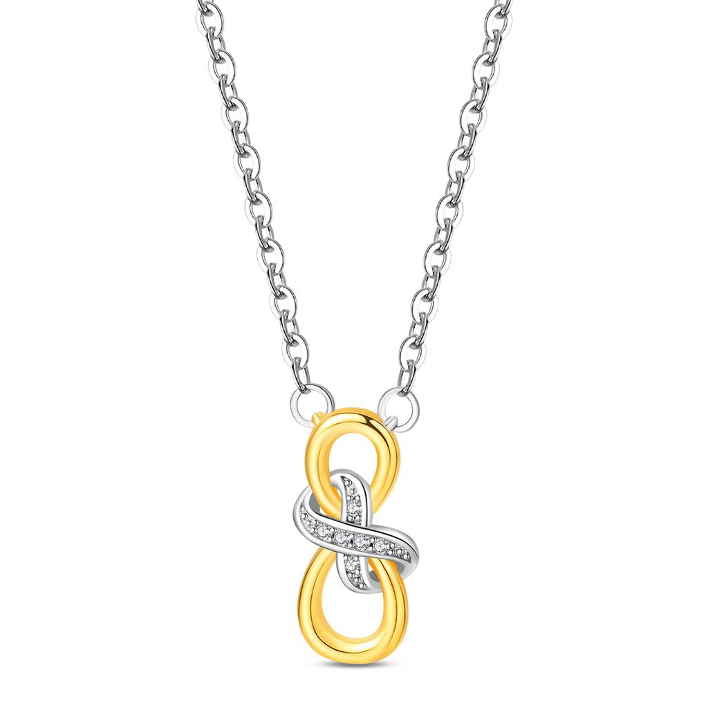 New Original 925 Silver Four-Leaf Clover Butterfly Star Moon Heart Key Necklace Fit Women Jewelry Valentine's Day Gift