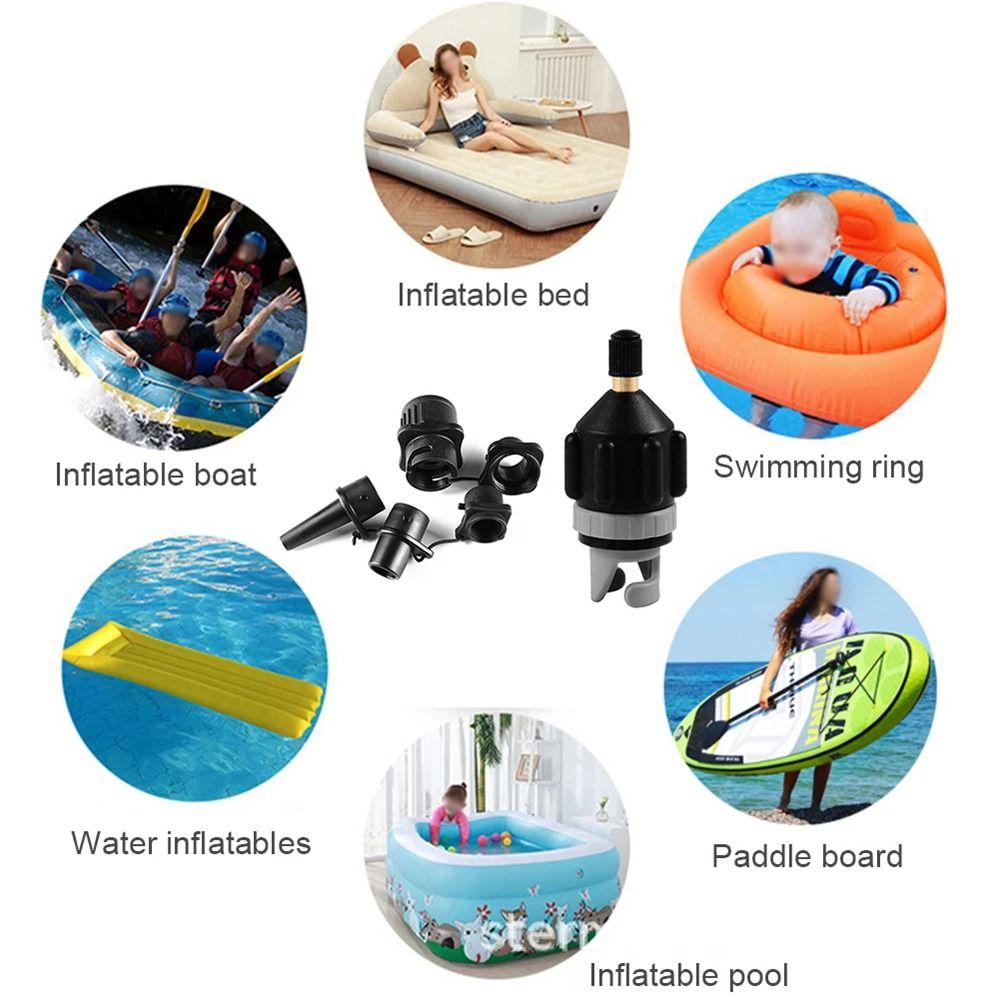1Set Leak Resistant Inflatable Pump Adapter  for SUP Board Kayak Paddle Boat Inflatable Boat
