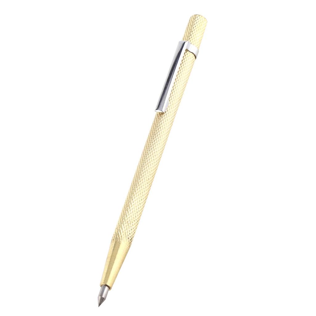 Tragbares Anreißwerkzeug Gravurstift Werkzeug Glas Keramik Gravierer Anreißwerkzeug (Gold)