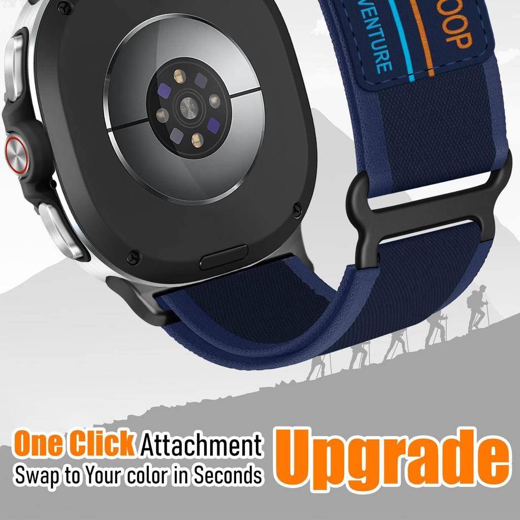 Trailový pásek pro Samsung Galaxy Watch 8/8 classic band 40mm 44mm 46mm Příslušenství sportovní nylonový náramek correa Galaxy watch 8 strap