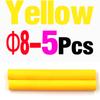 MNFT 5Pcs EVA Carp Fishing Foam Sticks 8mm 6mm Cylinder Float Making Fly Tying Rig Sticks Aligners Pop-up Baits Carp Fishing DIY