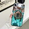 Cute Capybara Soft Back Phone Cover Case for iPhone 12 13 Mini 7 8 17 16 Pro Max X XS XR 15 Plus SE 11 17Air 14