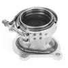 3in Turbocharger Downpipe Flange Stainless Steel Outlet V Band Gasket Fits for Toyota