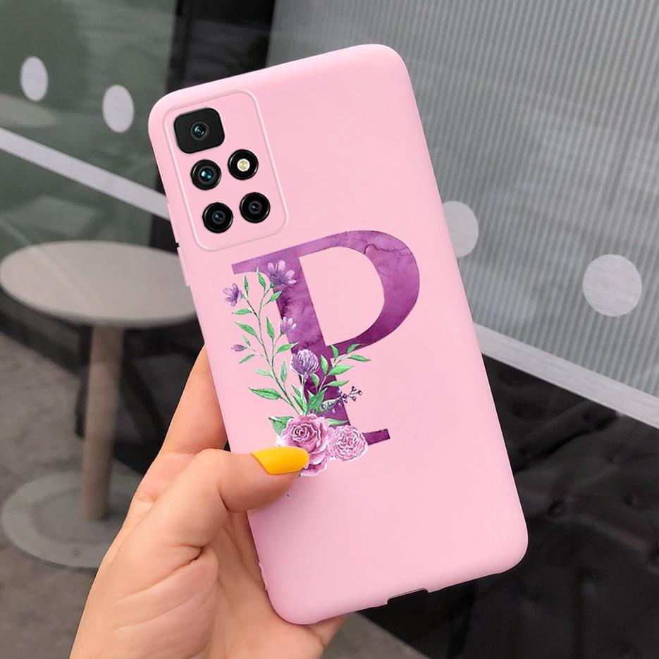 For Xiaomi Redmi 10 Case Simple Fashion Letters Cover 6.5'' Silicon Soft TPU Case For Xiaomi Redmi 10 Redmi10 Coque Funda Bumper