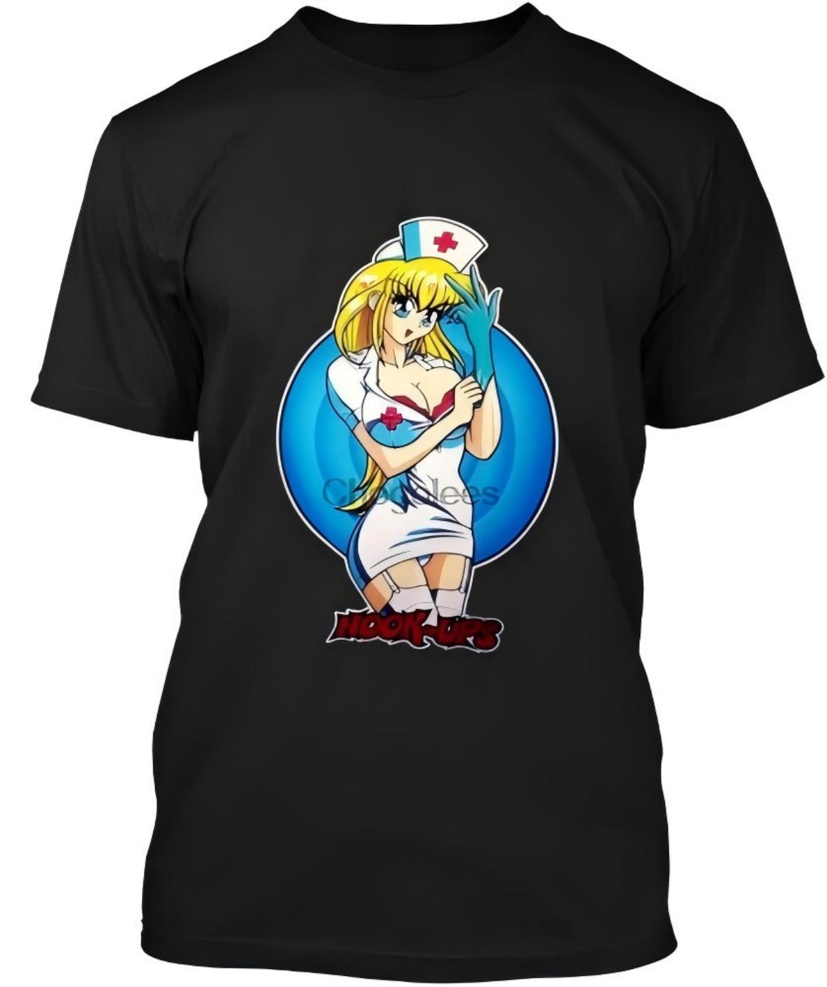 Hook-Ups Skateboard Nurse T-Shirt XXL чёрный