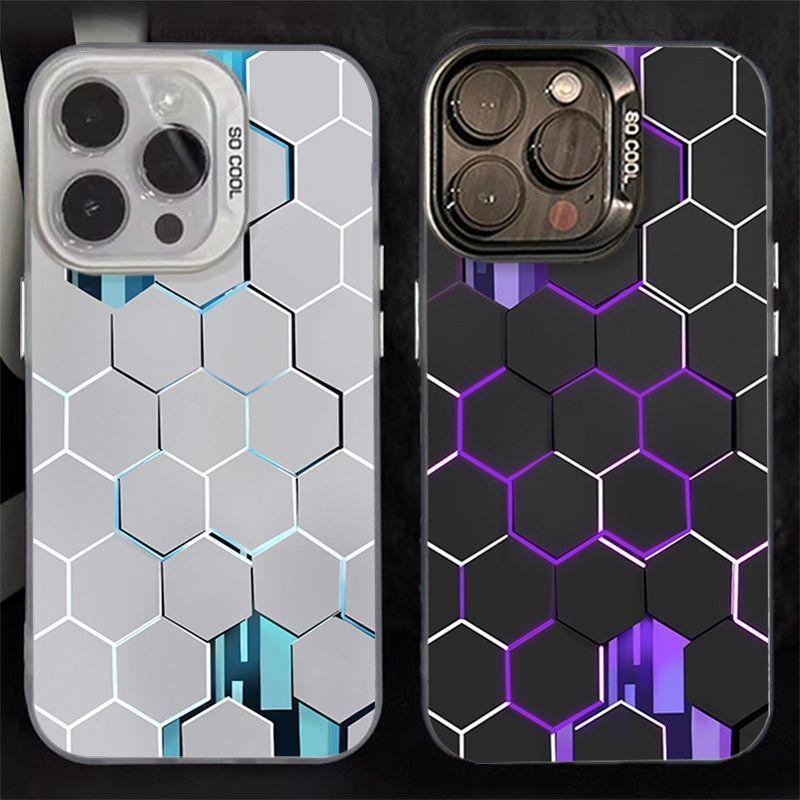 Honeycomb Square is suitable for Xiaomi 1514131211 phone case civi4ProK80 Cool Handsome Note14PRO
