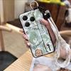 Wrist Strap Kickstand Phone Case For Tecno Spark20 Pro/KJ6 Durable Cute Silicone Anti-dust Back Cover Lanyard Soft case
