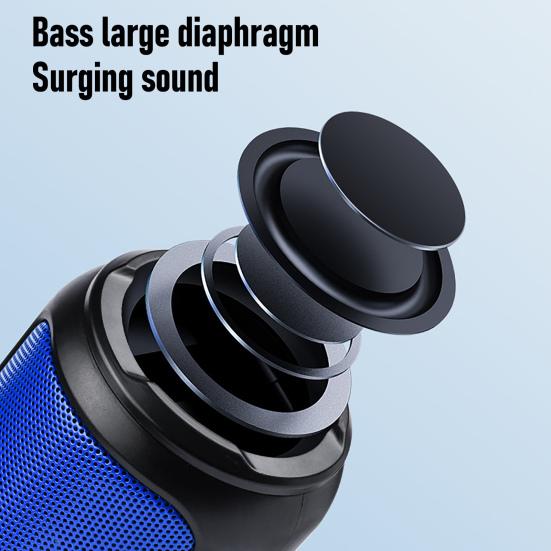 A3 Bluetooth-compatible Speaker Small Surround Sound Portable Stereo Wireless Subwoofer with Diaphragm for Shower