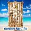 Butterfly Theme Beach Towel Personalized Custom Name & Text Soft Quick Dry Beach Towel for Swimming Travel