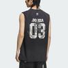 adidas Originals Retro Ss25 Washed Logo Loose Fit Round Neck Sleeveless Vest Unisex Tops KC0291