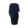 Spring Summer New Women's Fashion Solid Sleeveless Chiffon Shawl Bodycon Dress, European American Style Casual Party Dress for Women