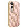 For vivo V50 Lite 4G/5G Phone Case Carbon Fiber Textured Electroplated TPU Back Cover