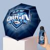 NSW Blues Printed 5?Fold Mini Umbrella 8?Rib Windproof Compact Umbrella For Women Pocket Carry