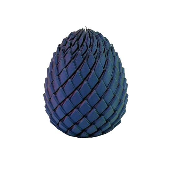 3D Printed Twisting Egg Toy Stress Relief Spiral Easter Egg Toy Dragon Egg Office Desk Fidget Toy Easter Basket Stuffers Party Favors