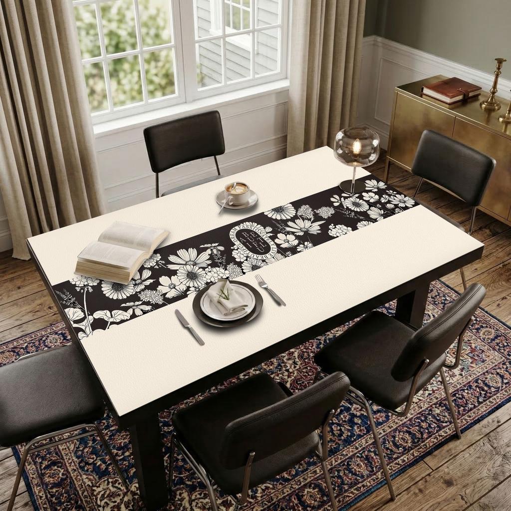 Placemats, sideboard mats, waterproof, heat-resistant, washable, living room table mats, coffee table mats