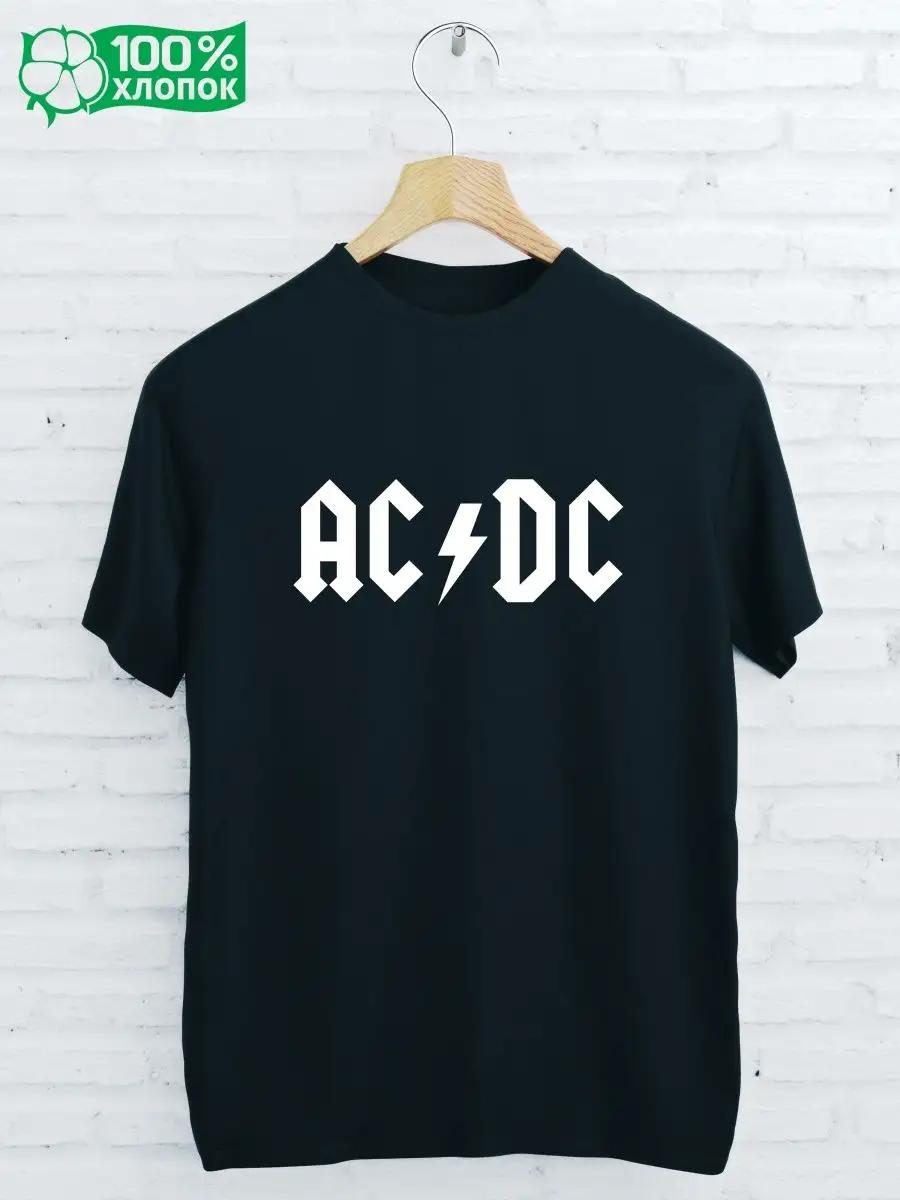 Футболка с принтом AC DC XL
