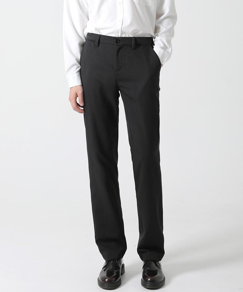 Jikeulib Hidden Banding Tapered Straight Slacks