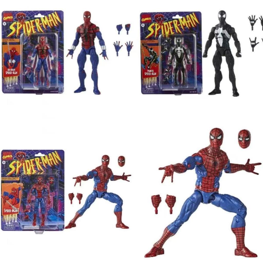 Spider-Man Actiefiguur, Retro Web Slinger Gearticuleerd, Premium Verzamelmodel Beeldje