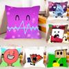 Funny AInanimate InsanityS Case Plush Fabric Soft Pillowcase Double Sided Print Cushion Cover Household Gifts