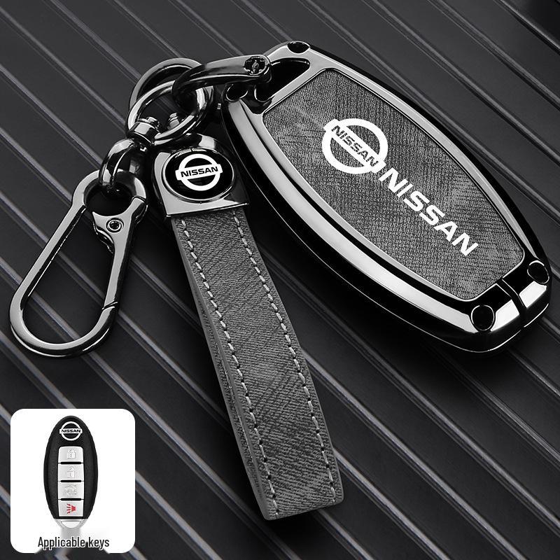 Nissan Key Case: Metal Cover for Sylphy, Terra, Tiida, Qashqai, Murano, Kicks